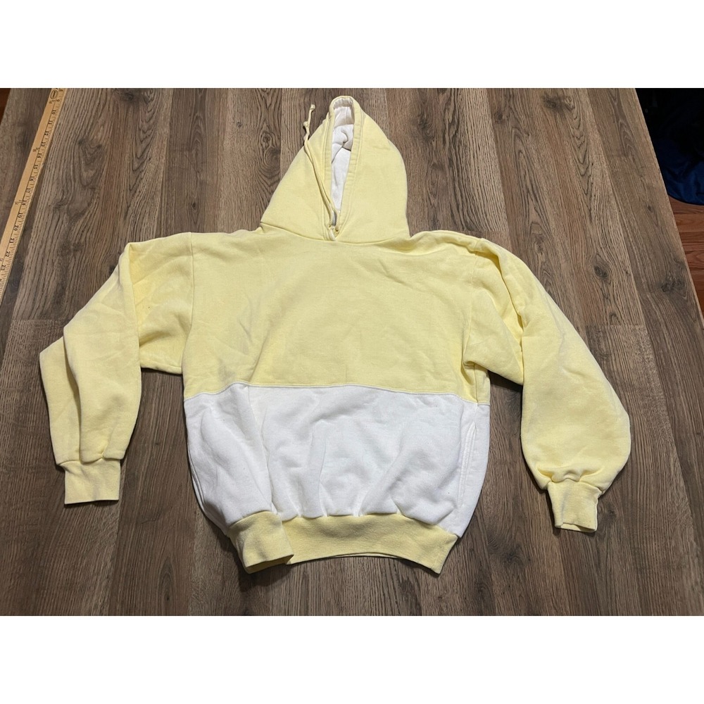 Honors Sport Sweater, Women's Size Small, Yellow White, Pullover, Hoodie
